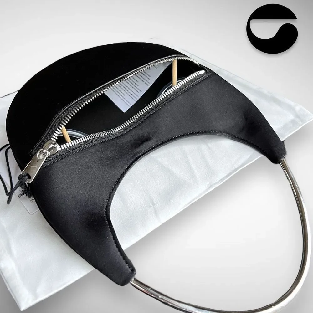 🚫SOLD ON DEPOP🚫NWT Coperni Ring Swipe Mirror Stud Black Shoulder / Top Handle - Picture 13 of 17